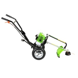 Wheeled brush cutter, Micul Fermier, 2.5 HP, 52 cc B2T PR, 3 accessories - Img 8