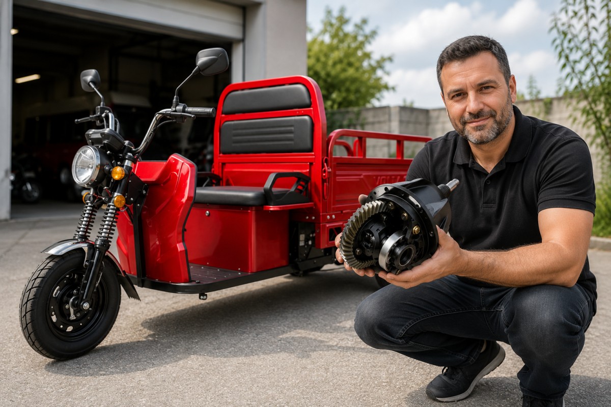 Treapta de forță la triciclul electric Voltarom Hercules – Cum funcționează și cum se utilizează corect