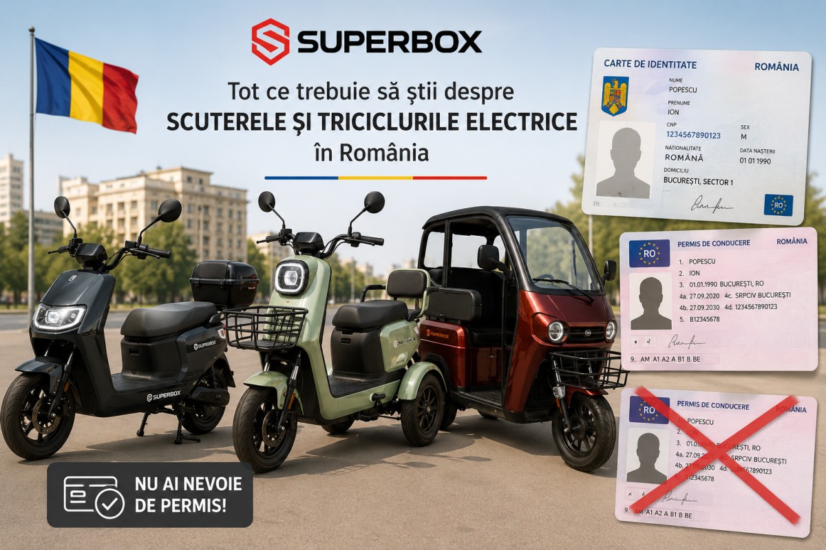 Tot ce trebuie să știi despre scuterele și triciclurile electrice în România