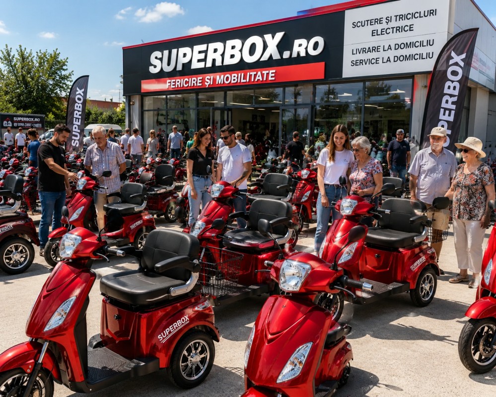Voltarom VM4 – triciclul electric care îți redă libertatea de mișcare, fără permis de conducere