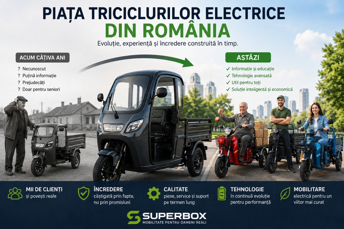 Capitolul 2 – Cum s-a schimbat piața de tricicluri electrice din România