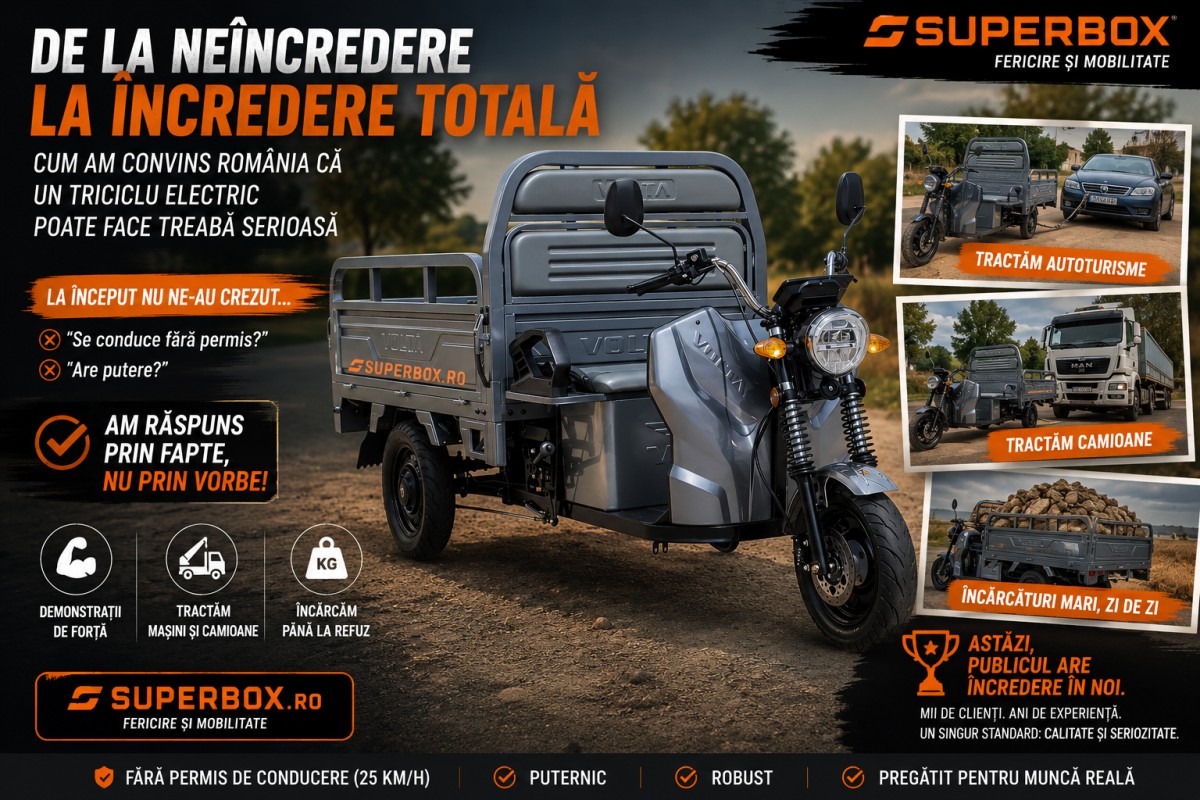 Capitolul 2 – Cum am convins România că un triciclu electric poate face treabă serioasă
