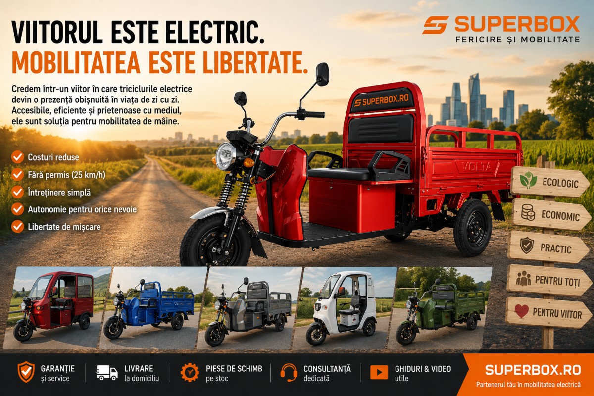 Capitolul 10 – Viitorul triciclurilor electrice în România și promisiunea pe care o fac fiecărui client