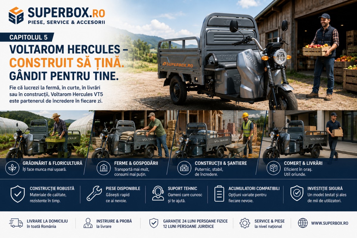 Capitolul 5 – Motorul de puternic: sursa forței Voltarom Hercules