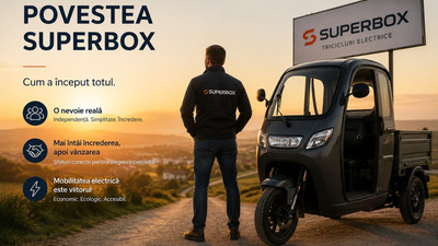 Capitolul 1 – Cum s-a născut Superbox și de ce triciclul electric