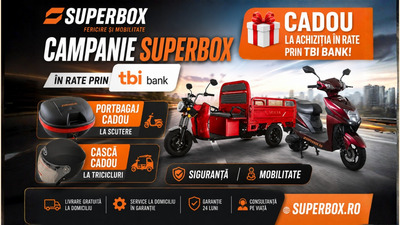Cumperi în rate prin tbi bank și primești un cadou de la Superbox
