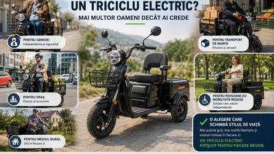 Capitolul 3 – Cui i se potrivește un triciclu electric? Mai multor oameni decât ai crede