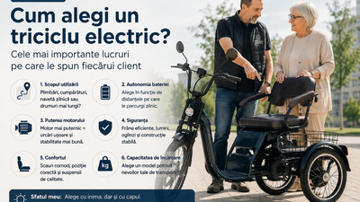 Capitolul 4 – Cum alegi un triciclu electric? Cele mai importante lucruri pe care le spun fiecărui client