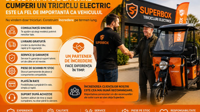 Capitolul 5 – De ce firma de la care cumperi un triciclu electric este la fel de importantă ca vehiculul