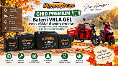 Bateriile VRLA GEL de la Superbox: alegerea pe care o recomand