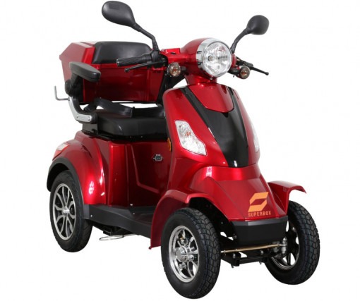 Cvadriciclu (Triciclu) Electric, fara permis, Motor 1000W, SuperBox CL-30, Autonomie 55km, Omologat RAR