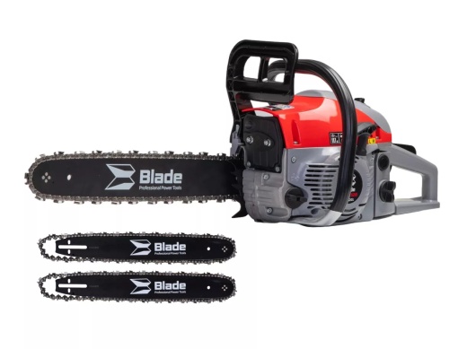 Drujbă pe benzină Blade DA5200, 5CP, 52cc, lamă 40cm, 2 lame & 2 lanțuri incluse