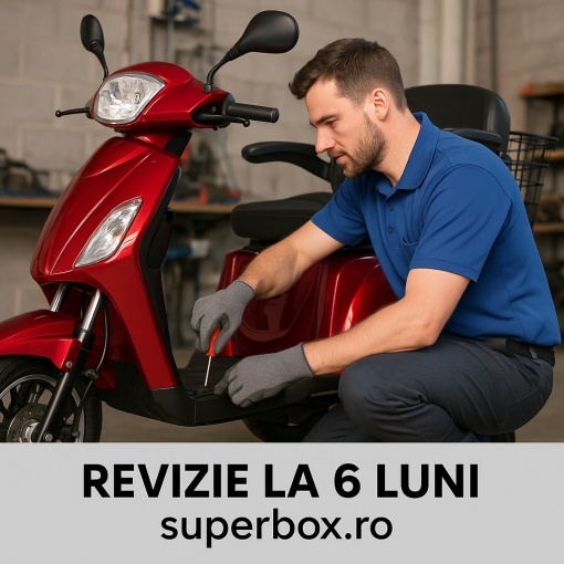 Revizie la 6 Luni pentru tricicluri electrice de persoane – Cu Deplasare Gratuită la Domiciliu