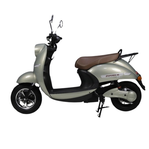 Scuter Electric, 2000W, Fara Permis, Volta VS2 Deluxe, autonomie max. 60 km, Argintiu, 2 locuri