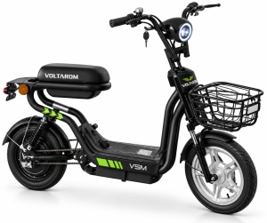 Bicicleta electrica, Scuter, Fara Permis, Cu Pedale, Voltarom VSM - 220 W, viteza maxima 25 km pe ora, autonomie pana la 55 km