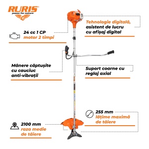 Motocoasa ruris rr241 bravo - Img 3