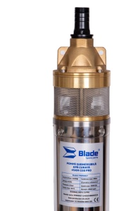Pompă Submersibilă, Blade, pentru Apă Curată 4SKM-150 PRO, 1100W, 2600 l/h, Inox, 80m, 8 bar