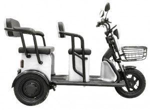 Tricicleta electrica, Volta APM5, Alb 25 km/H, Autonomie 40 km