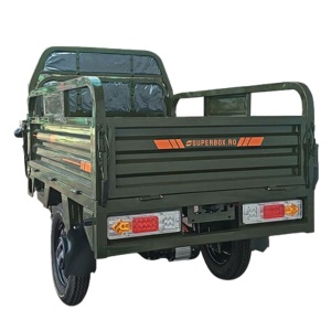 Triciclu Electric 2000W, cu reductor, Voltarom, SuperBox, SPX2, fara permis, viteza maxima 25 km pe ora, autonomie max. 68 km, verde