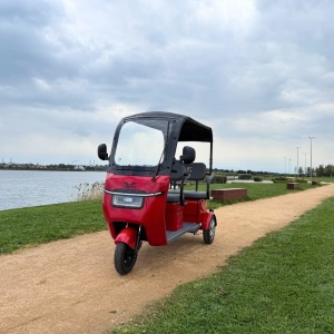 Triciclu electric acoperit, 1000W, fara permis, Voltarom VM5 NEO, BLEO, Fara permis, 72V, 20Ah, 25 Km/h, 58Km autonomie, SUPERBOX.RO