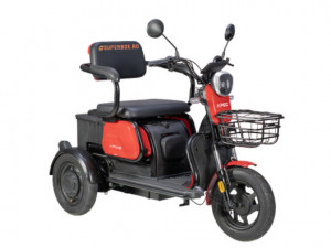 Triciclu Electric, fara permis, Motor 1000W, 2-3 locuri, APEC APM2, Autonomie 36km, Omologat RAR
