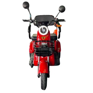 Triciclu Electric Voltarom SPX5, 2000W, Alarma, Autonomie pana la 60km, viteza maxima 25 km pe ora, Rosu