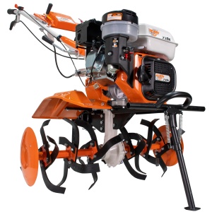 Motosapatoare ruris 731acc3 + roti cauciuc 5.00-8+rarita+plug+adaptor+dispozitiv scos cartofi+roti metalice 400 fara manicot+cultivator+remorca ruris 550s - Img 3