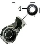 Rulment 6205RS cu etansare din cauciuc pe o parte diferential triciclu electric VT5