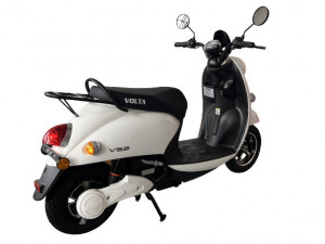 Scuter Electric, Voltarom S2, Volta VS2, fara permis, 2000 W, autonomie 50 km, Alb