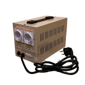 Stabilizator de Tensiune SuperBox – Protecție pentru Încărcătoare Triciclu Electric