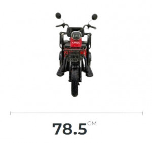 Tricicleta electrica, 2 persoane, Volta APM5, Rosu 25 km/H, Autonomie 40 km, SuperBox