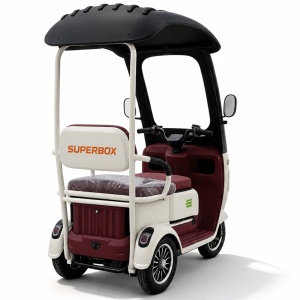 Tricicleta Electrica Voltarom SG-XY, Motor 1000W, Autonomie 50-70 km, Baterie 60V 20Ah, Viteza 25 km pe ora, Fara Permis
