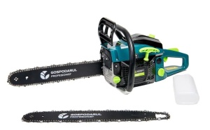 Drujbă pe benzină GP-POWER 5200CP, 2.7CP, 52cc, lamă 40cm, 2 lame & 2 lanțuri incluse