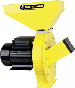 Moară pentru cereale și furaje Gospodarul Profesionist GP-1, 2500W, 200kg/h, cuvă mare, motor asincron