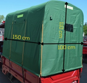 Prelata impermeabila pt triciclu electric VT5