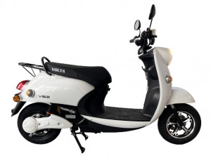 Scuter Electric, Voltarom S2, Volta VS2, fara permis, 2000 W, autonomie 50 km, Alb