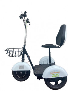 Tricicleta electrica, Volta VT3, Alb 25 km/H, Autonomie 60 km