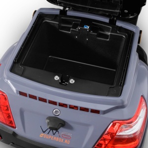 Cvadriciclu (Triciclu) Electric, fara permis, Motor 1000W, VOLTA VM6, Autonomie max.50 km, Omologat RAR, Gri