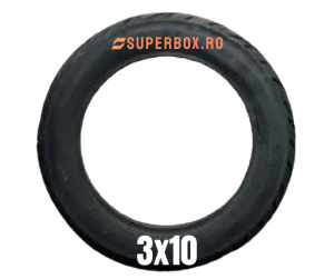 Anvelopa tubeless, 3x10 inci, pentru Volta VM4 3x10 inci (Voltarom M4)