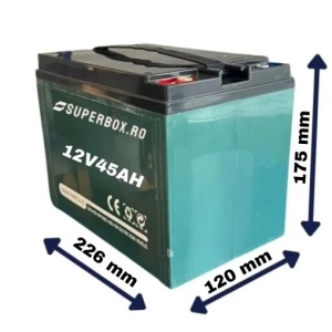 Baterie pentru triciclu electric Voltarom Hercules (Volta VT5), 12V-45Ah