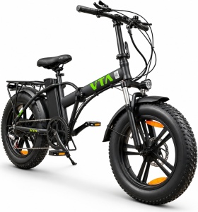 Bicicletă Pliabilă, Electrică, Voltarom, Shimano, B2 - 250W (800 W), viteza maxima 25 km pe ora, autonomie între 30-110 km