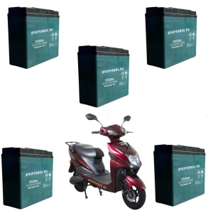 Set 5 baterii, acumulatori, pentru scuter electric, Volta VS1, 60V-20AH 2 (22AH)