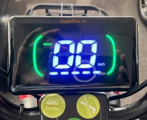 Triciclu electric, APEC, APT4, Fara Permis, viteza maxima 25 km pe ora, 1000W, autonomie pana la 41 km, Gri