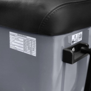 Triciclu electric Voltarom APM5, 60V, 20 AH, 1000W, fara permis, 25km/h, Gri, autonomie pana la 40km