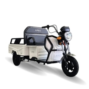 Triciclu electric, APEC, APT4, Fara Permis, viteza maxima 25 km pe ora, 1000W, autonomie pana la 41 km, Gri