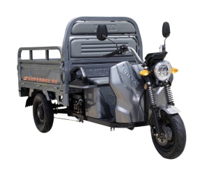 Voltarom Hercules, Motor 3900W, 72V, 45Ah, viteza maxima 25 km pe ora, pana la 50km autonomie, FARA Permis, Triciclu Electric, Gri