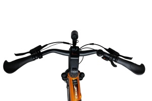 Bicicletă Electrică 250W, Voltarom SUV C502, Baterie 48V 12Ah, Autonomie 120 km, Suspensie Dublă, Roți 27.5 inch
