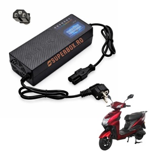 Încărcător Inteligent pentru scuter electric Voltarom VS1 model nou 72V20AH