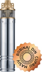 Pompă Submersibilă, Blade, pentru Apă Curată 4SKM-150 PRO, 1100W, 2600 l/h, Inox, 80m, 8 bar