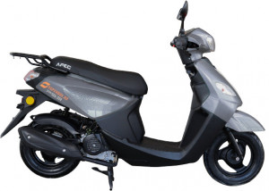 Scuter pe benzina, Apec PS3, Permis AM, A1 sau B, S5, 49 cc, Gri